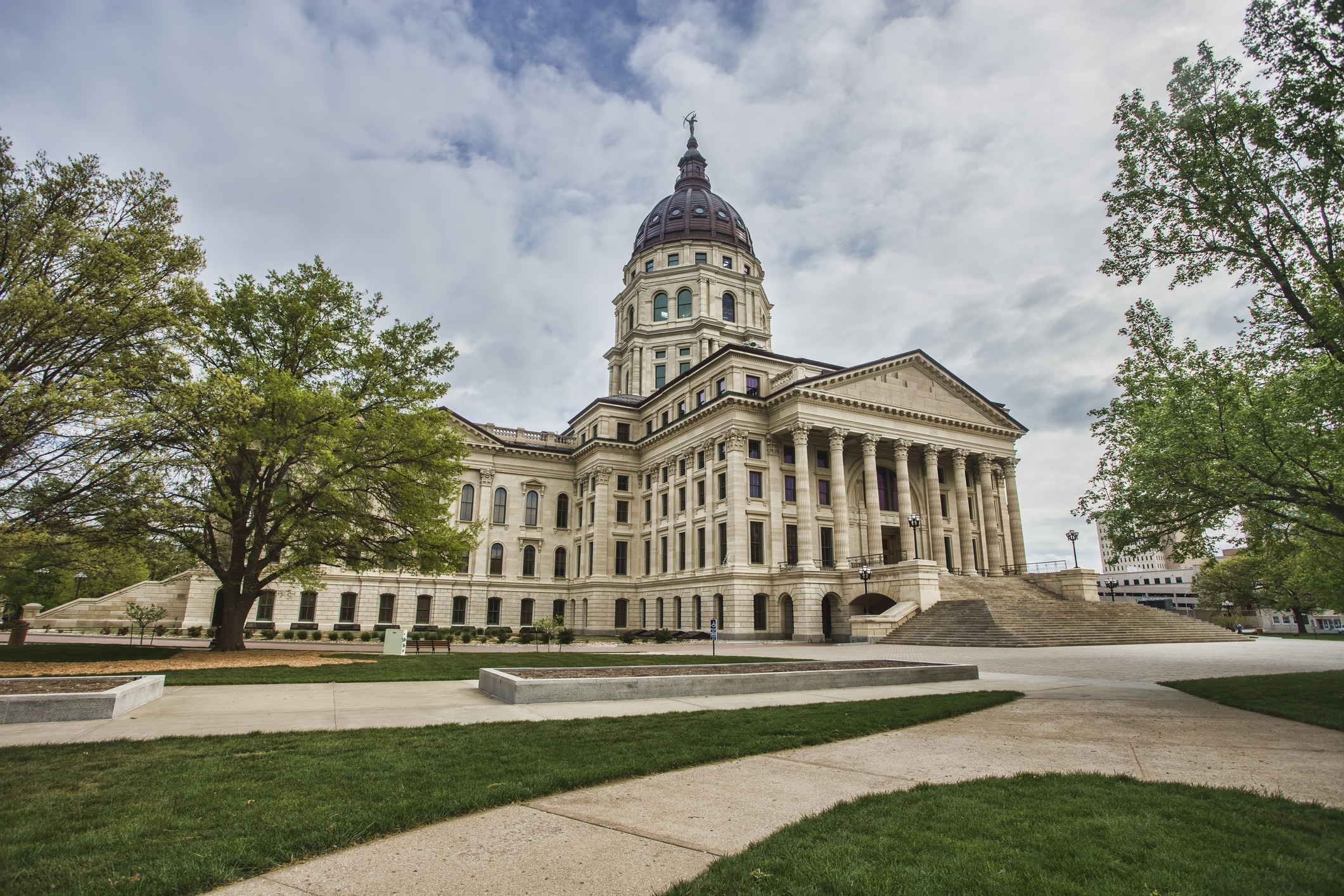 Kansas state capitol building.